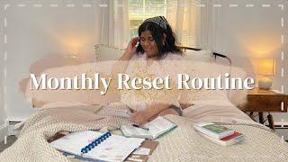 JULY RESET ROUTINE | goal setting, organizing my life for a new month, clean with me