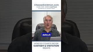 How Do Courts Decide Custody and Visitation Rights - ChooseGoldman.com