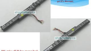 ASUS  A41N1501, GL752VW Serie, N752VX, GL752VW-T4079T, GL752VL 4-cell laptop batteries