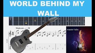 WORLD BEHIND MY WALL |#tokiohotel#|#guitartabs | #Mastertabs#BestFreeYoutubeMusic# #germanpop  #pop