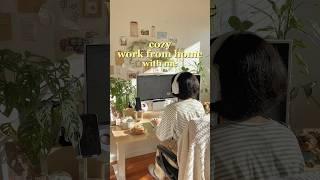 my cozy wfh morning routine  #wfh #morningroutine #shorts