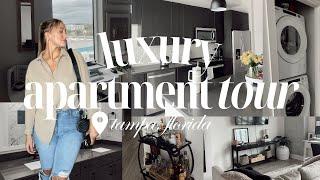 LUXURY APARTMENT TOUR in TAMPA, FL!  ️ 1 bedroom, 1 bath - (rent included)