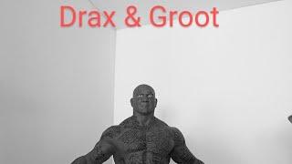 Diamond Gallery pvc statue Drax & Groot