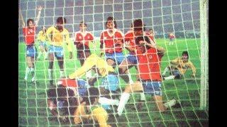 Chile 1x1 Brasil (GUERRA) Eliminatórias 1989 Globo