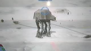 3 Snowspeeders gang-rape an AT-AT