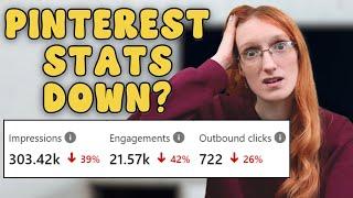 HELP! My Pinterest Views are Dropping! Why & What to Do About It