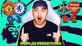 PREMIER LEAGUE 2024/25 WEEK 10 PREDICTIONS & TIPS | MAN UNITED VS CHELSEA & NEWCASTLE VS ARSENAL!