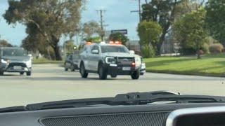 *Bullhorn* Victoria Police 2024 Ford Ranger responding Code 1