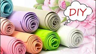 These DIY are always looking for  Flowers from Foamiran