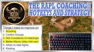 Discussing Hotkeys and Strategy! | TheRapl coaching session #1 | Age of Mythology RETOLD