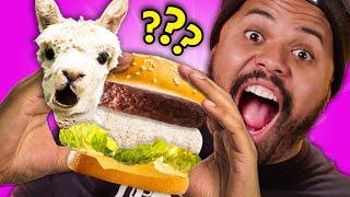 Exotic Animal Burgers! Guess The Animal By Its Taste  | People Vs. Food