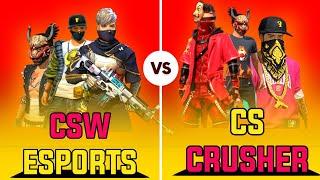 Csw Esports vs Cs Crusher &Asin Army (4v4)Over Power Paid MatchWho Is Hacker??!!@CSW_OFFICIAL