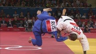 Teddy Riner (FRA) Wins Judo Gold v Alexander Mikhaylin (RUS) - London 2012 Olympics