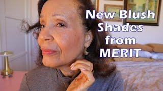 New MERIT Blush Shades | Swatches on Mature WOC