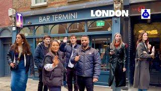 London Spring Walk  West End, Piccadilly Circus to SOHO | Central London Walking Tour | 4K HDR