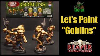 Reaper Miniatures, Painting Goblins using the Quick paint Kit