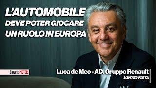 Renault, Luca de Meo: "Auto elettrica, affrontare i problemi nel 2025, non nel 2035"