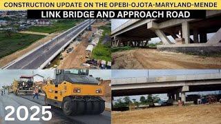 CONSTRUCTION UPDATE ON THE OPEBI-OJOTA-MARYLAND-MENDE LINK BRIDGE AND APPROACH ROAD LAGOS NIGERIA.