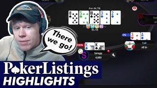 Spraggy gets treated in a $1K Super Tuesday! Online Poker Highlights!