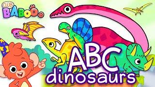 ABC Dinosaurs | Learn the Dinosaur Alphabet with Club Baboo | Ceratosaurus, Brachiosaurus, TRex