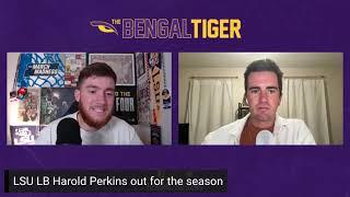 LSU LB Harold Perkins out for the year - Instant reaction podcast