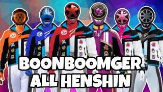 Bakuage Sentai Boonboomger Henshin and Roll Call - All Form Bun Red 119 - Champion Boonboomger (4K)