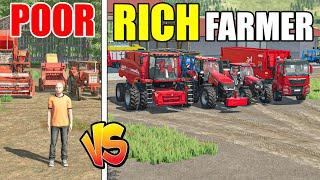 Farming Simulator 22 : POOR vs RICH FARMER | GENERAL COMPARISON