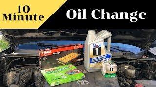 How to Change Your Oil (The 10 Min. Oil Change)