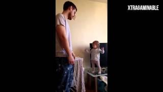 Adorable Daddy-Daughter Standoff (With Xtra Subtitles)