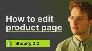 How to Edit Product Pages in Shopify