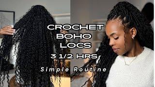 Crochet Boho Locs made easy for You!!! On short/medium natural hair | Ft. Ywigs