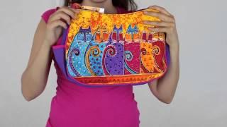 Laurel Burch Feline Tribe Medium Hobo Bag LB5243