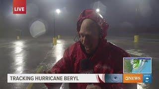 Palacios reached Category 1 hurricane-force winds as Hurricane Beryl made landfall nearby