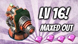 Boom Beach BOOM CANNON MAXED  LEVEL 16  BOOM CANNON  Boom Beach Buying New HQ 22 Update!