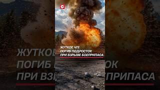 Погиб подросток при взрыве боеприпаса! #чп #беларусь #новости #взрыв #катастрофа #трагедия