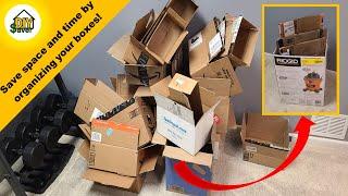 How to organize cardboard boxes for shipping and wrapping gifts