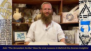 Join Kalman Gavriel ("The Jerusalem Scribe") from the Heart of Jerusalem!