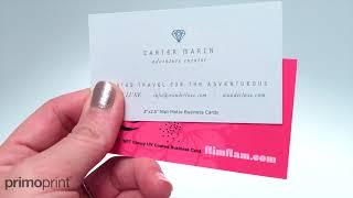 Glossy UV vs. Matte Business Card Stock | Primoprint