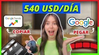 Gana USD 540/día con Google (3 pasos) Trabaja en línea desde casa | Nuevo método de copiar y pegar