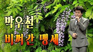 #비껴간맹세 #박우철 #트로트 #영상음악 #등나무꽃 가수 박우철비껴간 맹세 3번 연속 듣기 가사삽입