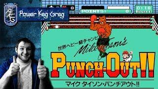 Power Keg Greg's GAME FEATS! - BEATING MIKE TYSON - Mike Tyson's Punch-Out!! (Nintendo)
