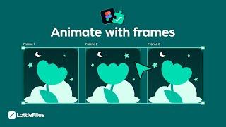 Animate single & multiple frames with LottieFiles for Figma
