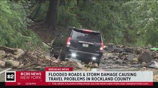 Storm washes out roadways in Rockland County