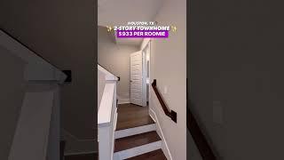 Houston Apartment Tour - 2-Story Townhome Houston Heights