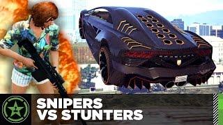 Let's Play: GTA V - Snipers Vs Stunters