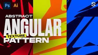 Angular Abstract Patterns in Photoshop/Illustrator (EASY)