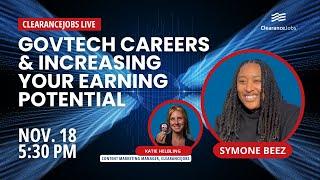 ClearanceJobs Cybersecurity and GovTech with Symoné B.