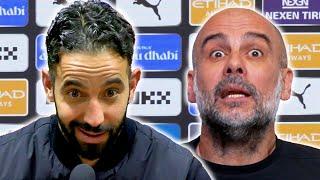  LIVE | Ruben Amorim and Pep Guardiola post-match press conference | Man City 1-2 Man Utd