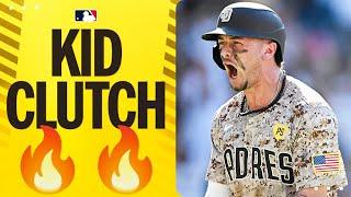 Is this ROOKIE the most CLUTCH hitter in baseball?! (Jackson Merrill clutch homers compilation)