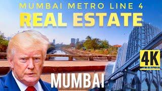 The Biggest Builder Of Mumbai Who Impressed Donald Trump | Metro Line 4 Update 4K 60FPS ULTRA HD NEW